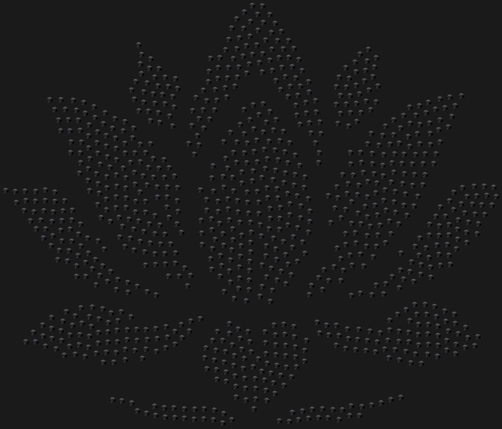 Трафарет Лотос — RHT_LOTUS2_SS16_JET_BLACK