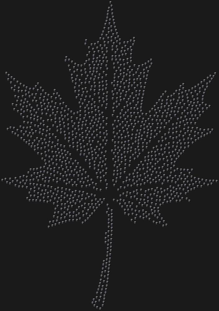 Трафарет Кленовый лист — RHT_MAPLELEAF1_SS10_JET_BLACK