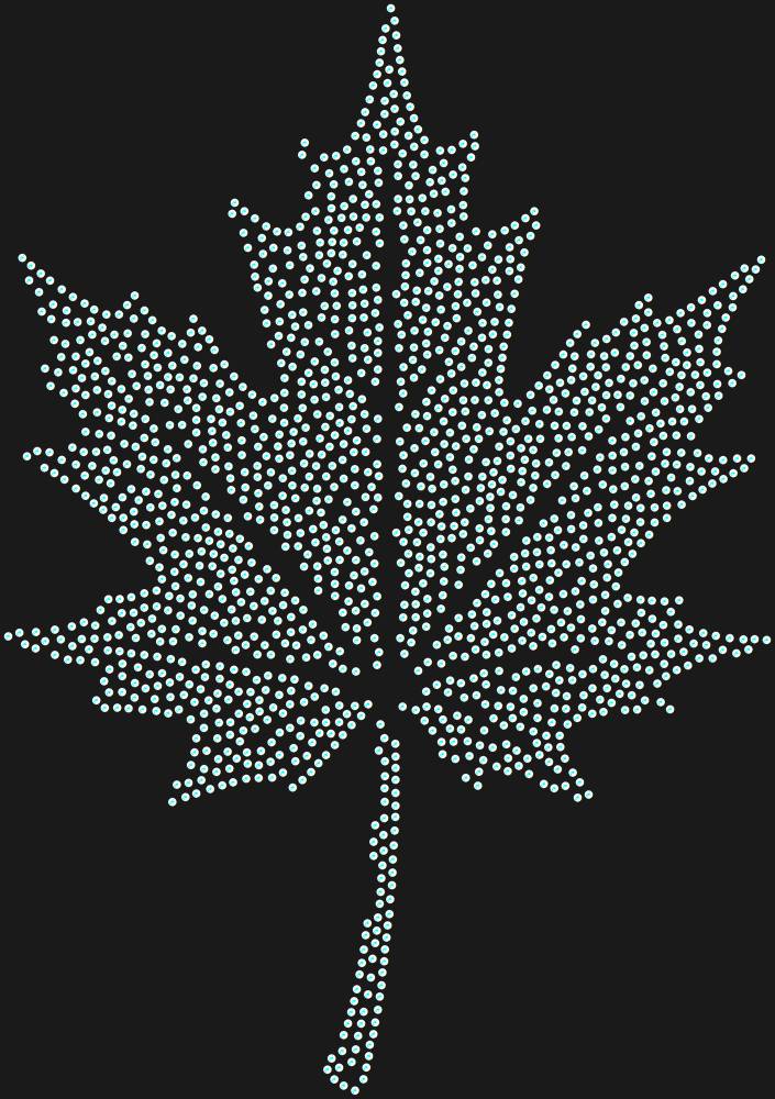 Трафарет Кленовый лист — RHT_MAPLELEAF1_SS16_CRYSTAL_AB_DMC
