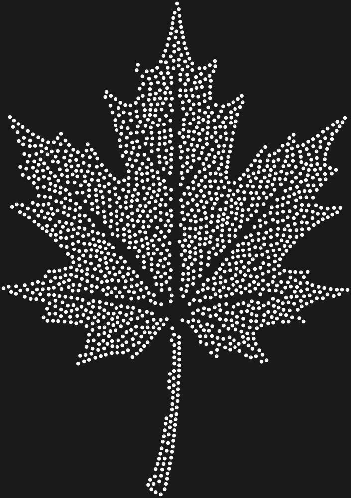 Трафарет Кленовый лист — RHT_MAPLELEAF1_SS16_CRYSTAL_CLEAR