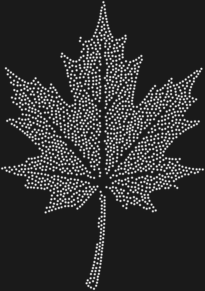Трафарет Кленовый лист — RHT_MAPLELEAF1_SS6_CRYSTAL_CLEAR