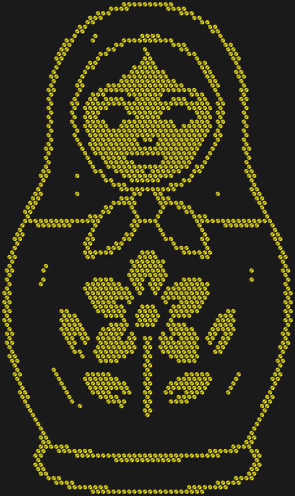 Трафарет Матрешка — RHT_MATRYOSHKA1_SS10_CITRINE