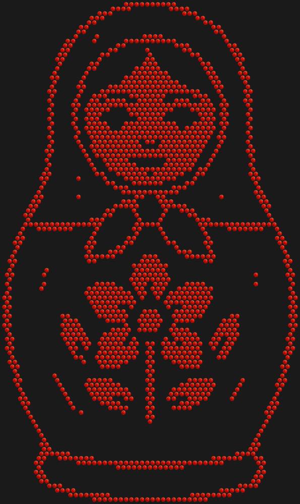 Трафарет Матрешка — RHT_MATRYOSHKA1_SS10_LT_SIAM