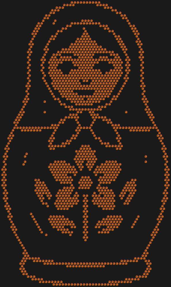 Трафарет Матрешка — RHT_MATRYOSHKA1_SS10_RED_VOLCANO