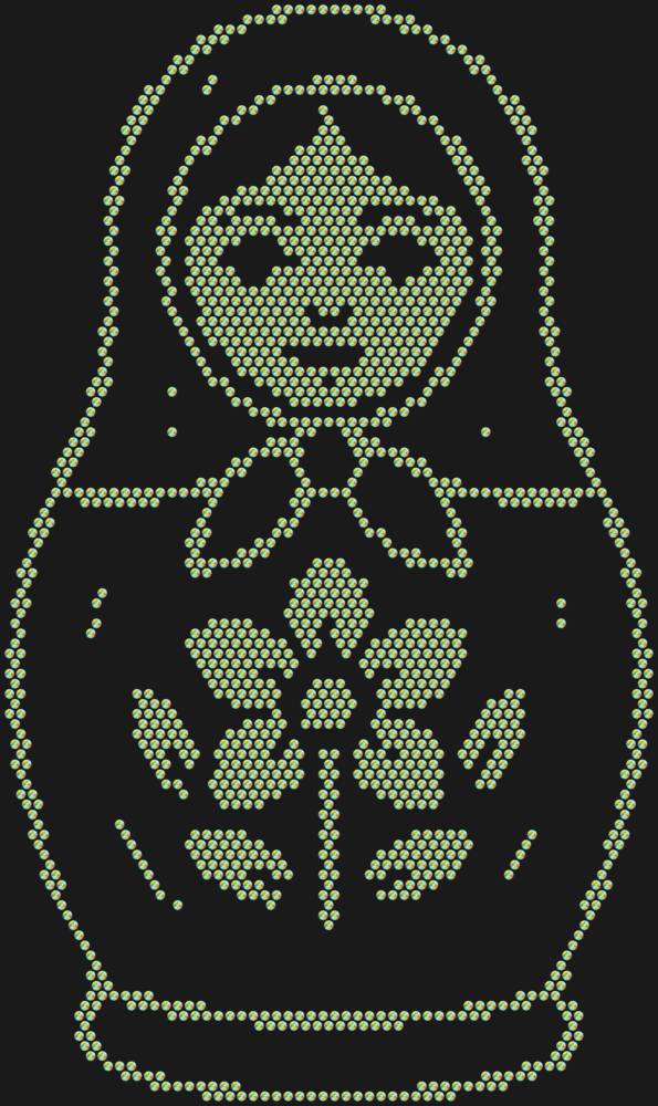 Трафарет Матрешка — RHT_MATRYOSHKA1_SS16_CRYSTAL_AB