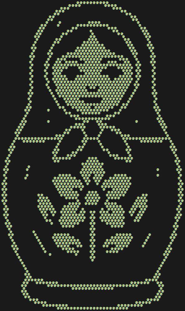 Трафарет Матрешка — RHT_MATRYOSHKA1_SS20_CRYSTAL_AB