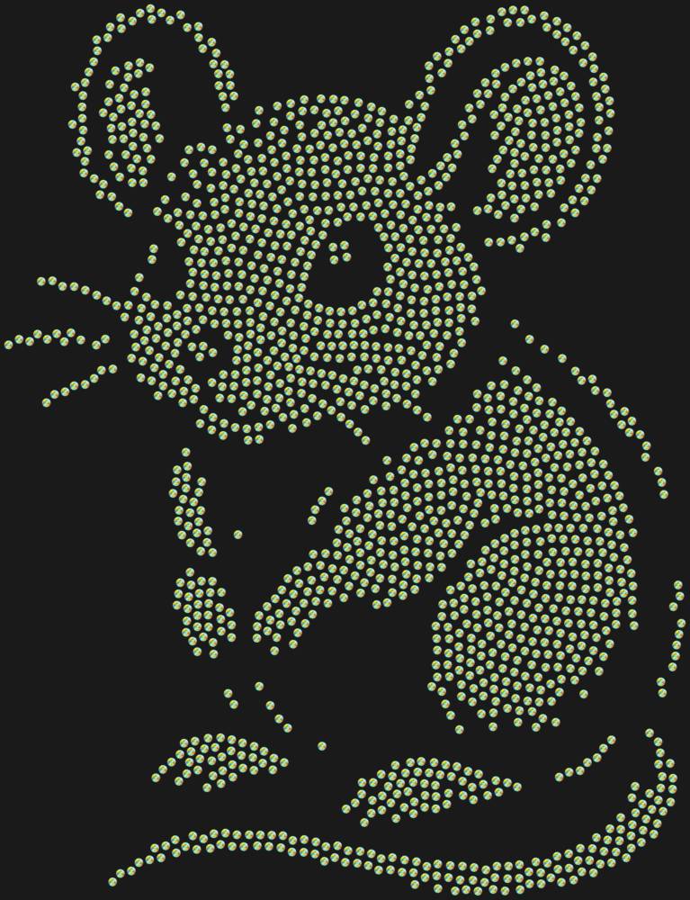 Трафарет Мышонок — RHT_MOUSE1_SS12_CRYSTAL_AB