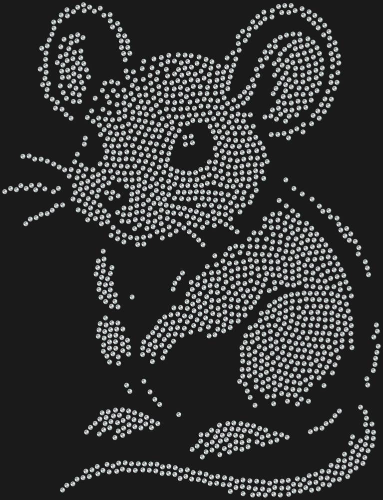 Трафарет Мышонок — RHT_MOUSE1_SS12_CRYSTAL_CLEAR