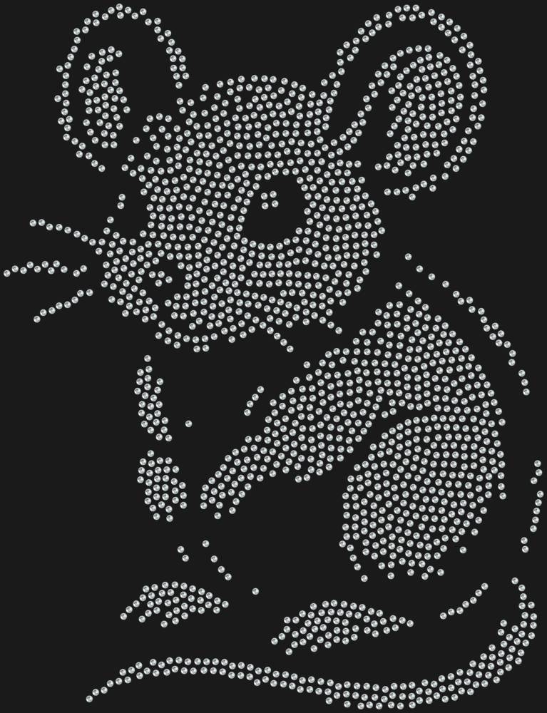 Трафарет Мышонок — RHT_MOUSE1_SS6_CRYSTAL_CLEAR