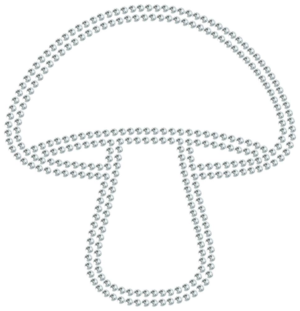 Трафарет Гриб — RHT_MUSHROOM1_SS10_CRYSTAL_CLEAR