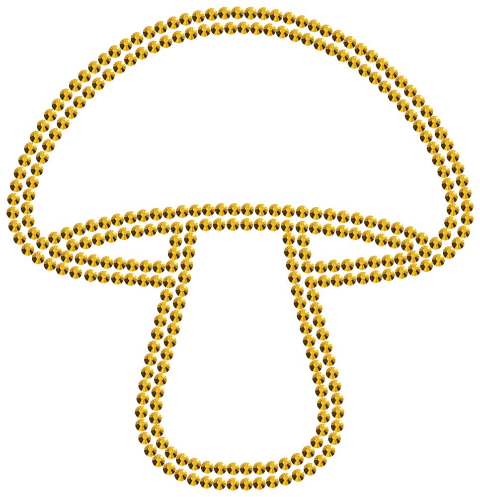 Трафарет Гриб — RHT_MUSHROOM1_SS10_GOLD