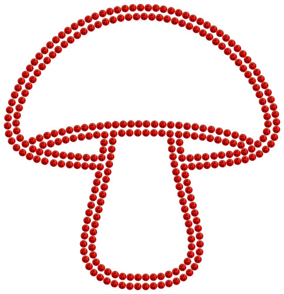 Трафарет Гриб — RHT_MUSHROOM1_SS10_LT_SIAM