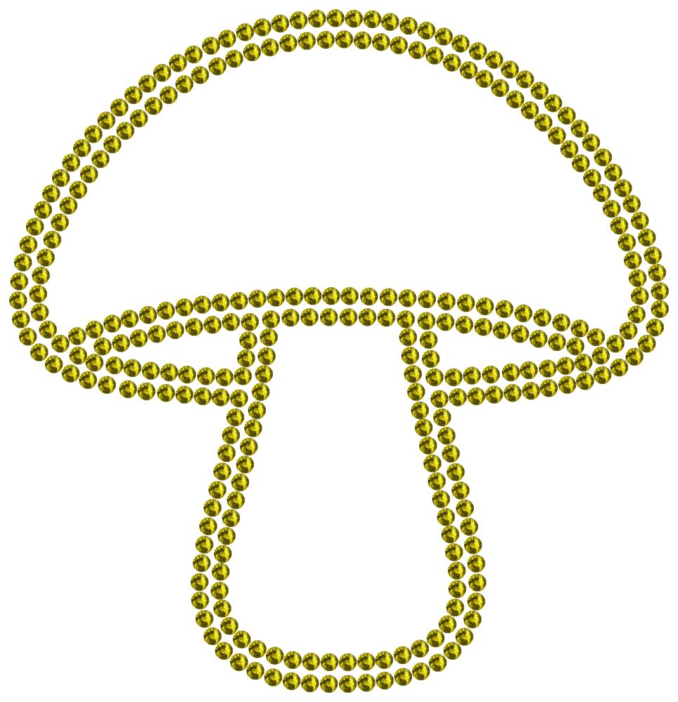 Трафарет Гриб — RHT_MUSHROOM1_SS10_OLIVE