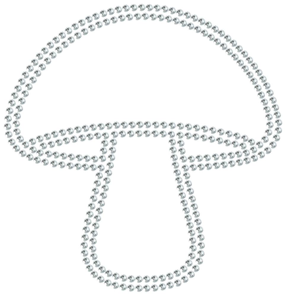 Трафарет Гриб — RHT_MUSHROOM1_SS12_CRYSTAL_CLEAR