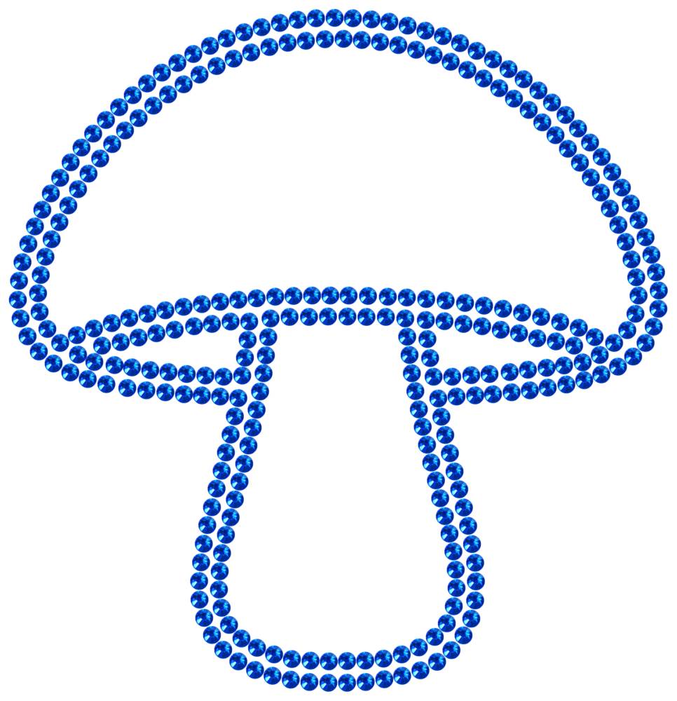 Трафарет Гриб — RHT_MUSHROOM1_SS16_SAPPHIRE