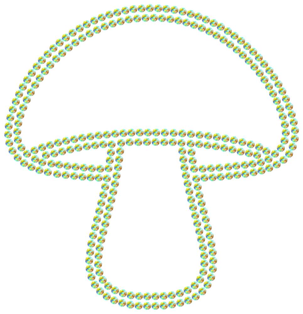 Трафарет Гриб — RHT_MUSHROOM1_SS20_CRYSTAL_AB