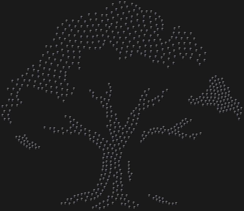 Трафарет Дуб — RHT_OAK1_SS10_JET_BLACK