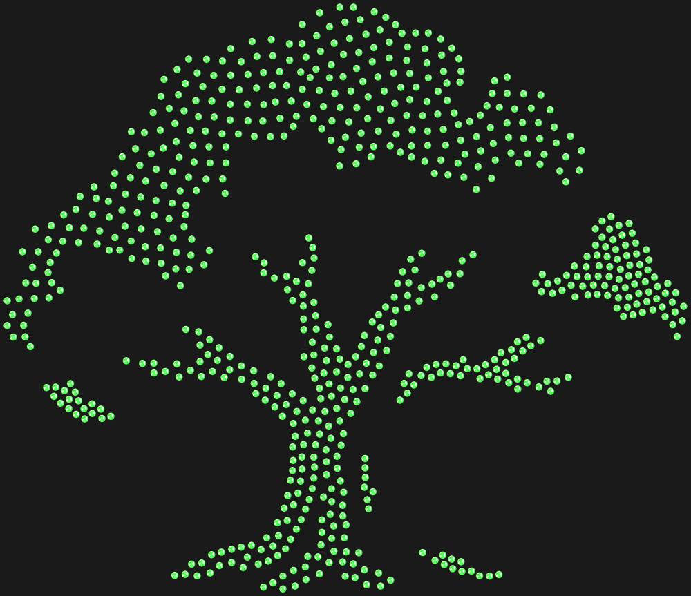Трафарет Дуб — RHT_OAK1_SS10_LT_PERIDOT