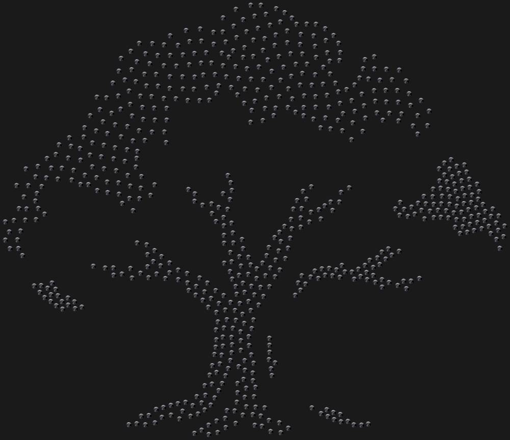 Трафарет Дуб — RHT_OAK1_SS16_JET_BLACK
