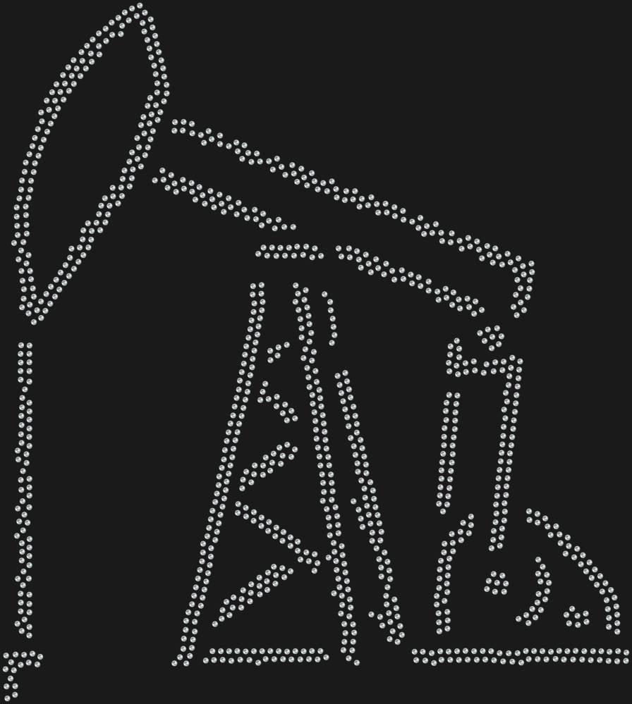 Трафарет Нефтяная вышка — RHT_OIL1_SS12_CRYSTAL_CLEAR