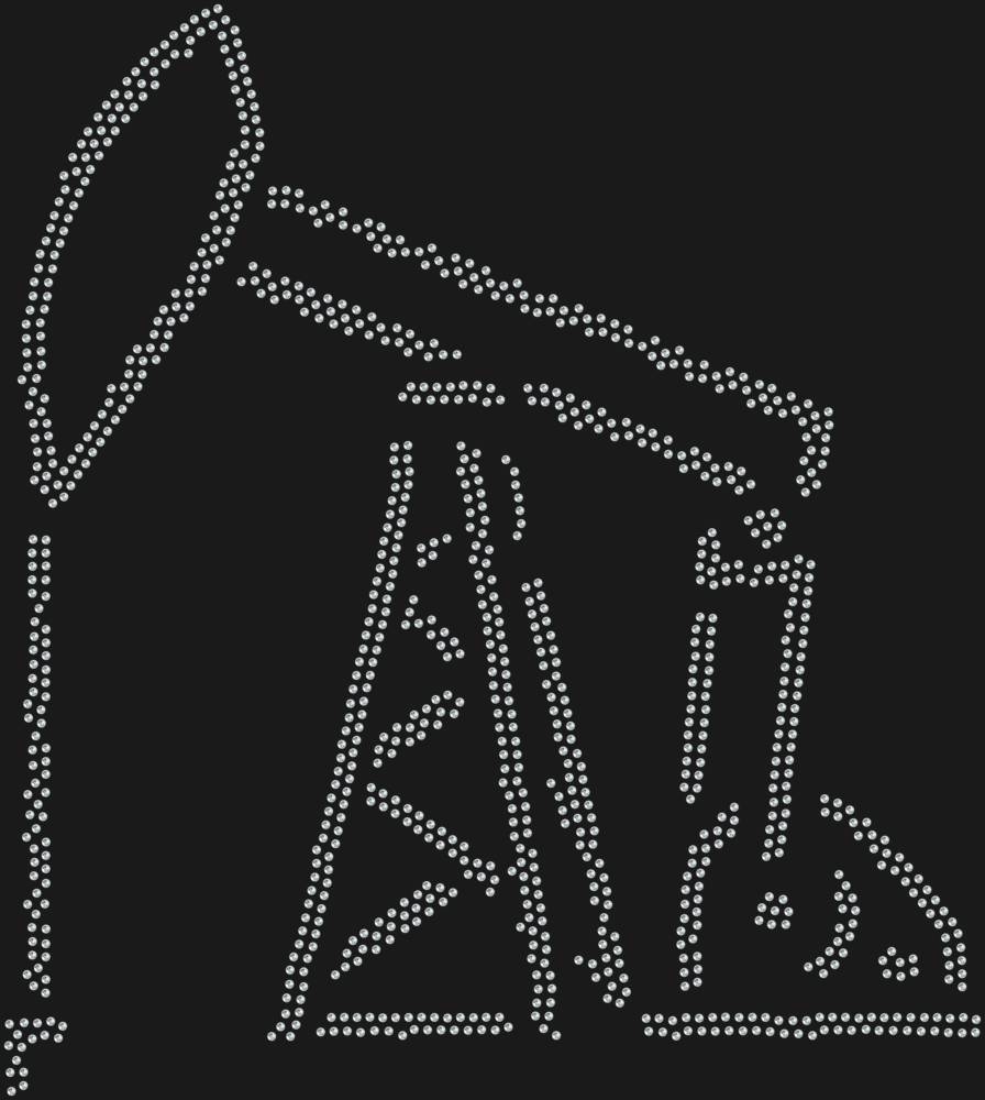 Трафарет Нефтяная вышка — RHT_OIL1_SS16_CRYSTAL_CLEAR