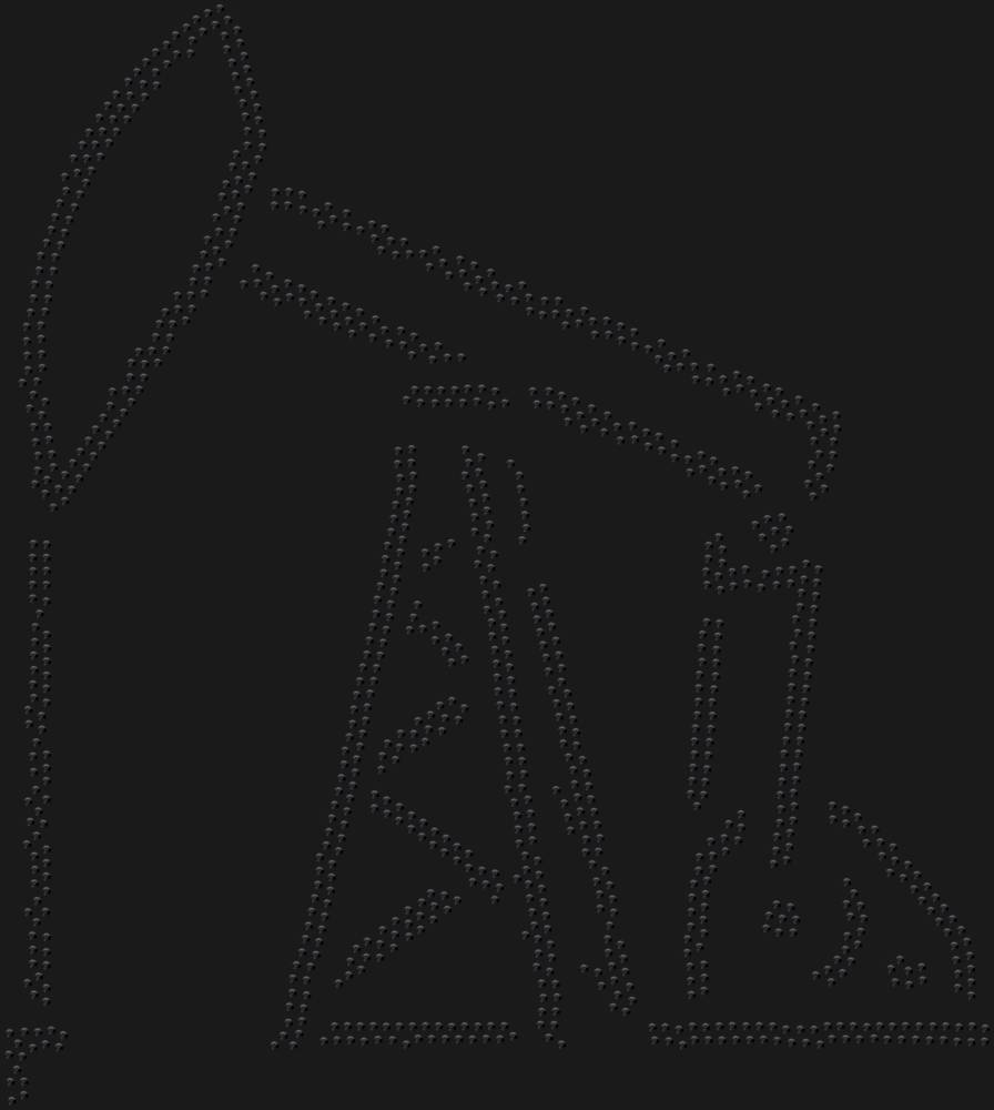 Трафарет Нефтяная вышка — RHT_OIL1_SS16_JET_BLACK