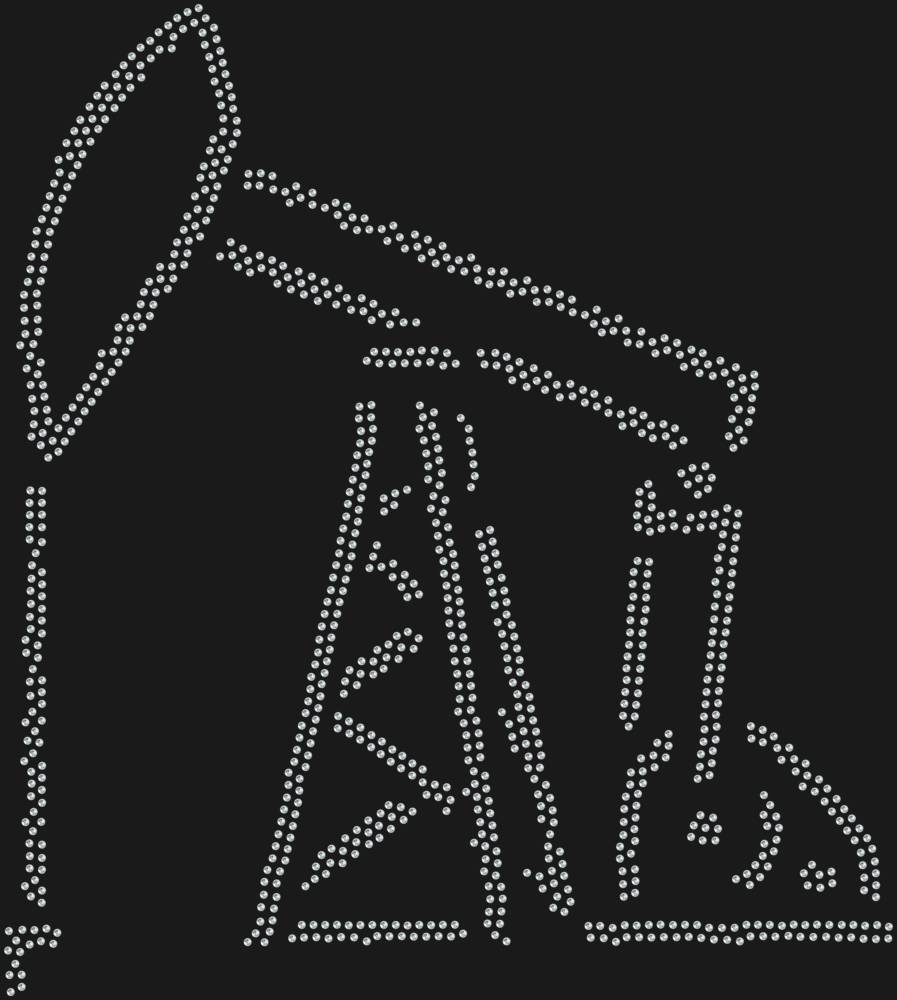 Трафарет Нефтяная вышка — RHT_OIL1_SS20_CRYSTAL_CLEAR