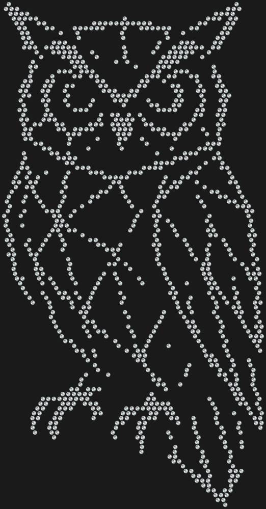 Трафарет Сова low-poly — RHT_OWL1_SS16_CRYSTAL_CLEAR