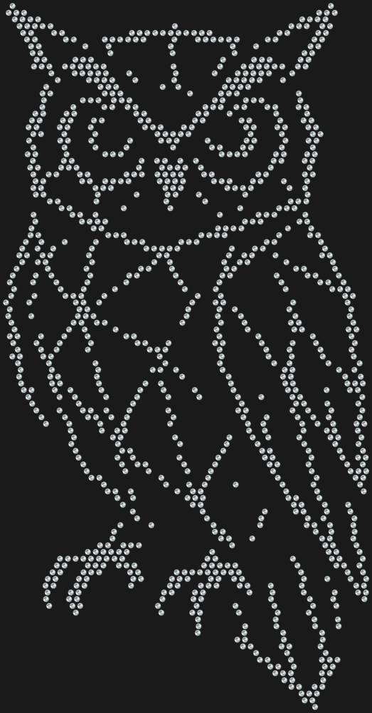 Трафарет Сова low-poly — RHT_OWL1_SS6_CRYSTAL_CLEAR