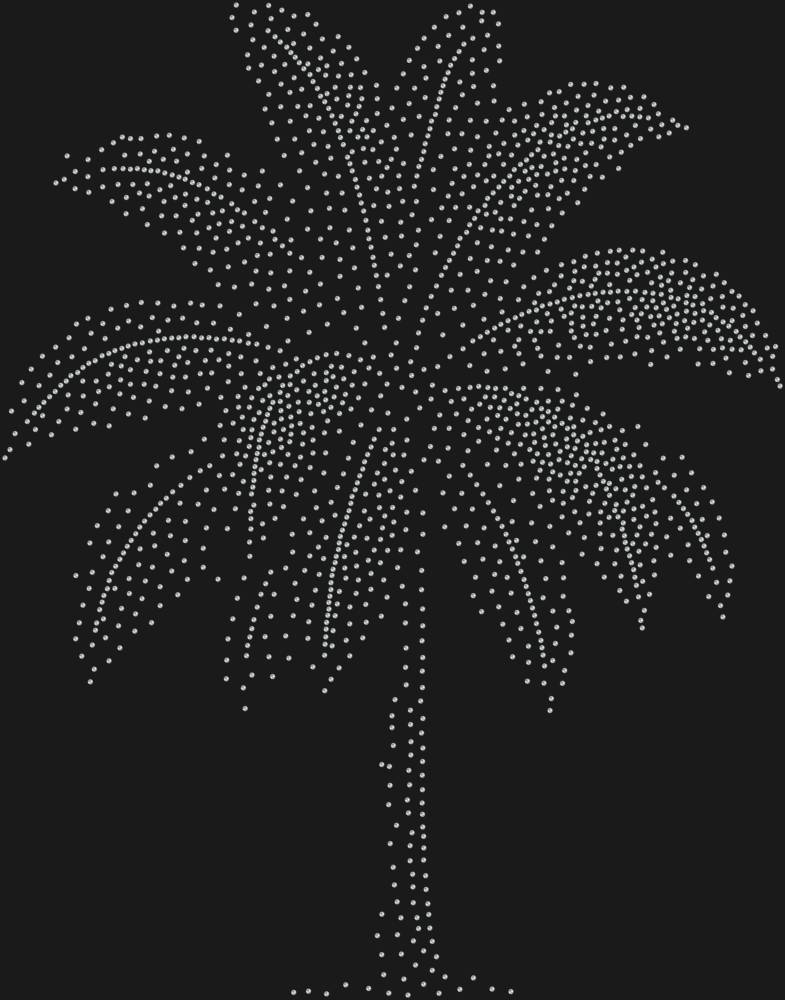 Трафарет Пальма — RHT_PALM1_SS10_CRYSTAL_CLEAR