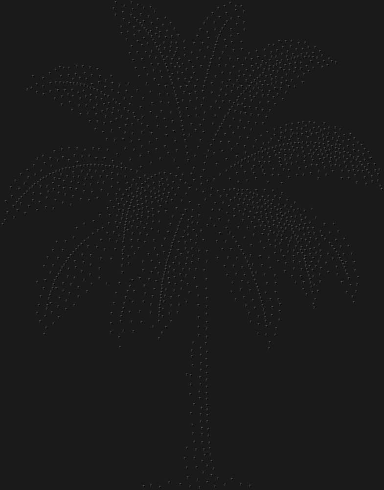 Трафарет Пальма — RHT_PALM1_SS10_JET_BLACK