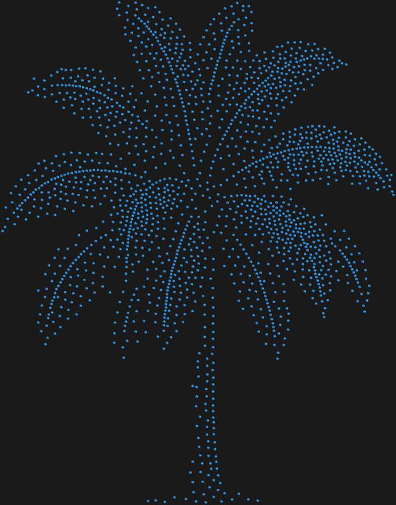 Трафарет Пальма — RHT_PALM1_SS10_LT_SAPPHIRE