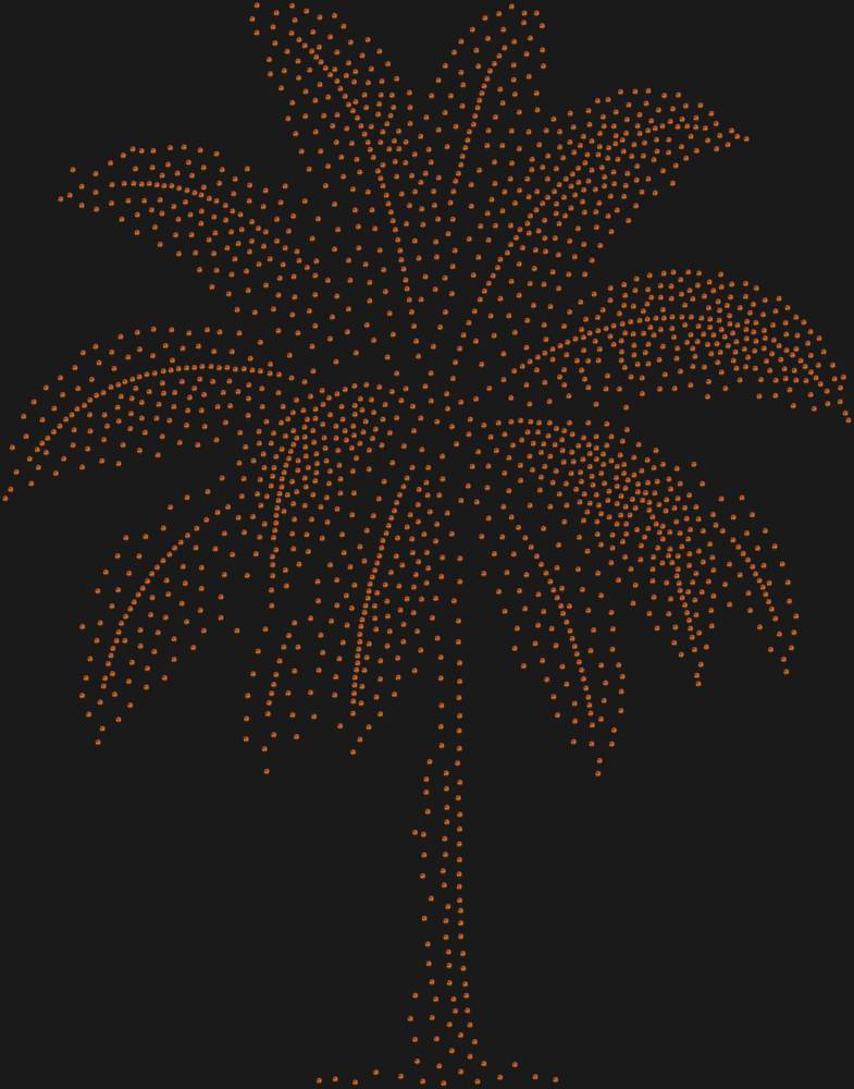 Трафарет Пальма — RHT_PALM1_SS16_RED_VOLCANO
