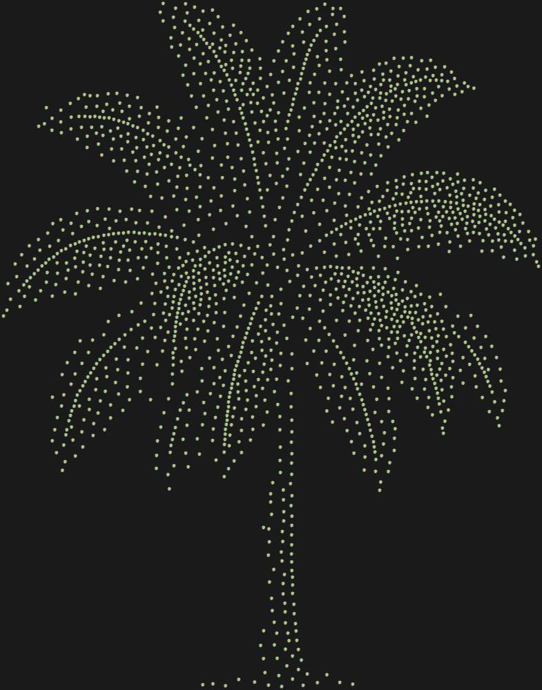 Трафарет Пальма — RHT_PALM1_SS20_CRYSTAL_AB