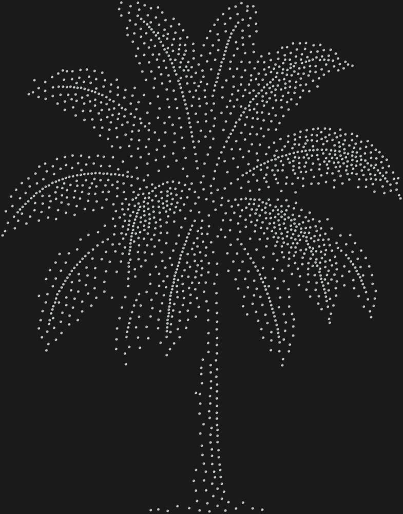Трафарет Пальма — RHT_PALM1_SS6_CRYSTAL_CLEAR