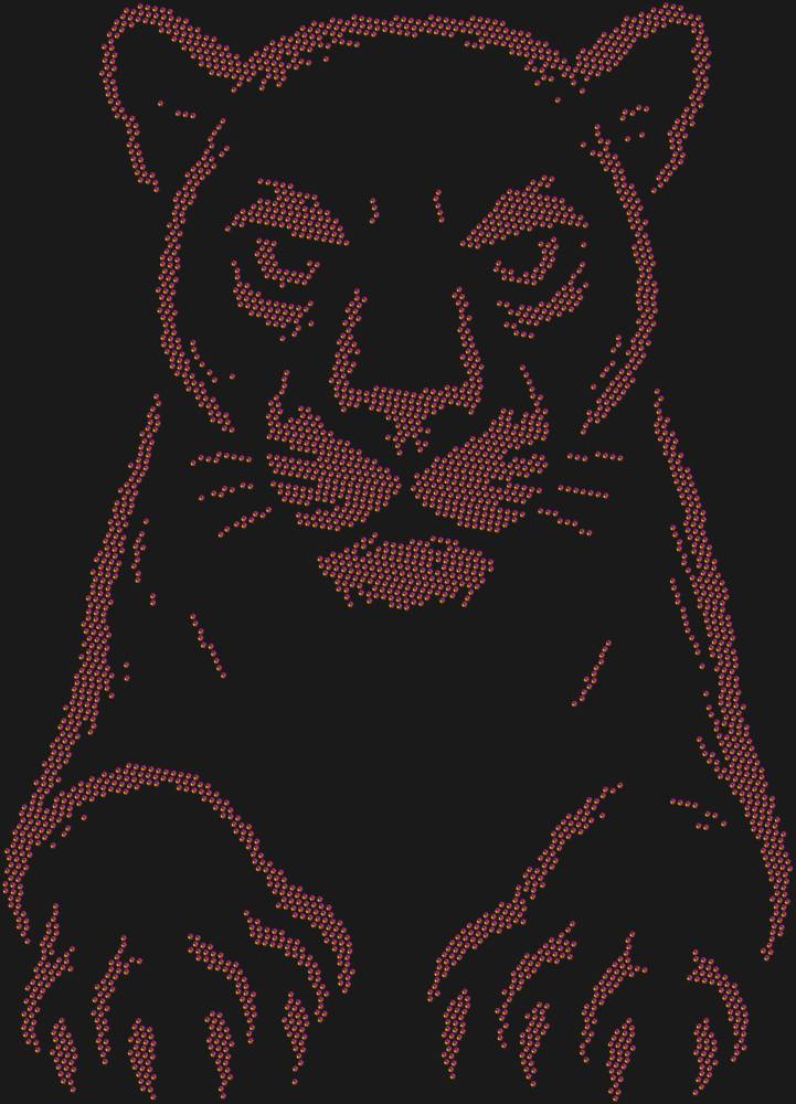 Трафарет Пантера — RHT_PANTHER1_SS10_RAINBOW