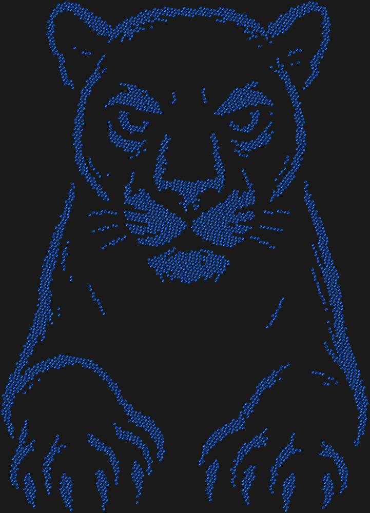 Трафарет Пантера — RHT_PANTHER1_SS10_SAPPHIRE