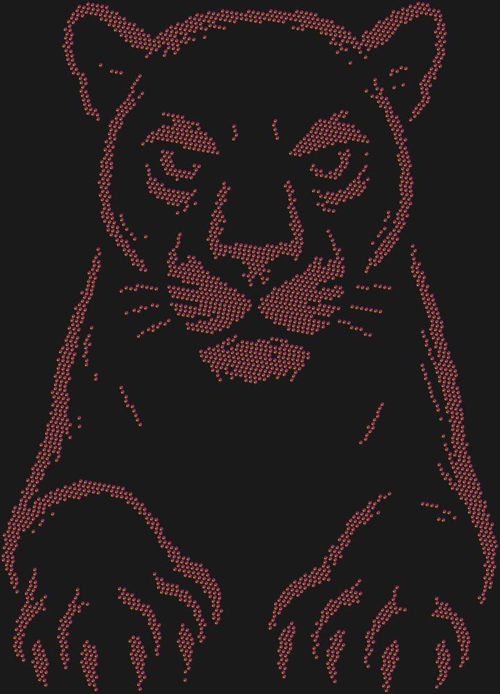Трафарет Пантера — RHT_PANTHER1_SS16_RAINBOW