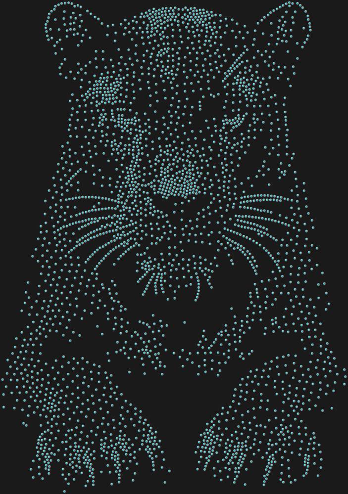 Трафарет Пантера — RHT_PANTHER2_SS20_CRYSTAL_AB_DMC