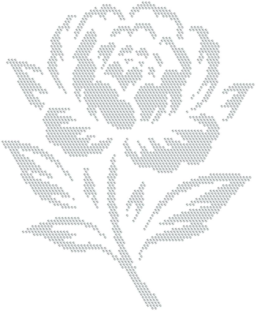Трафарет Пион — RHT_PEONY1_SS10_CRYSTAL_CLEAR