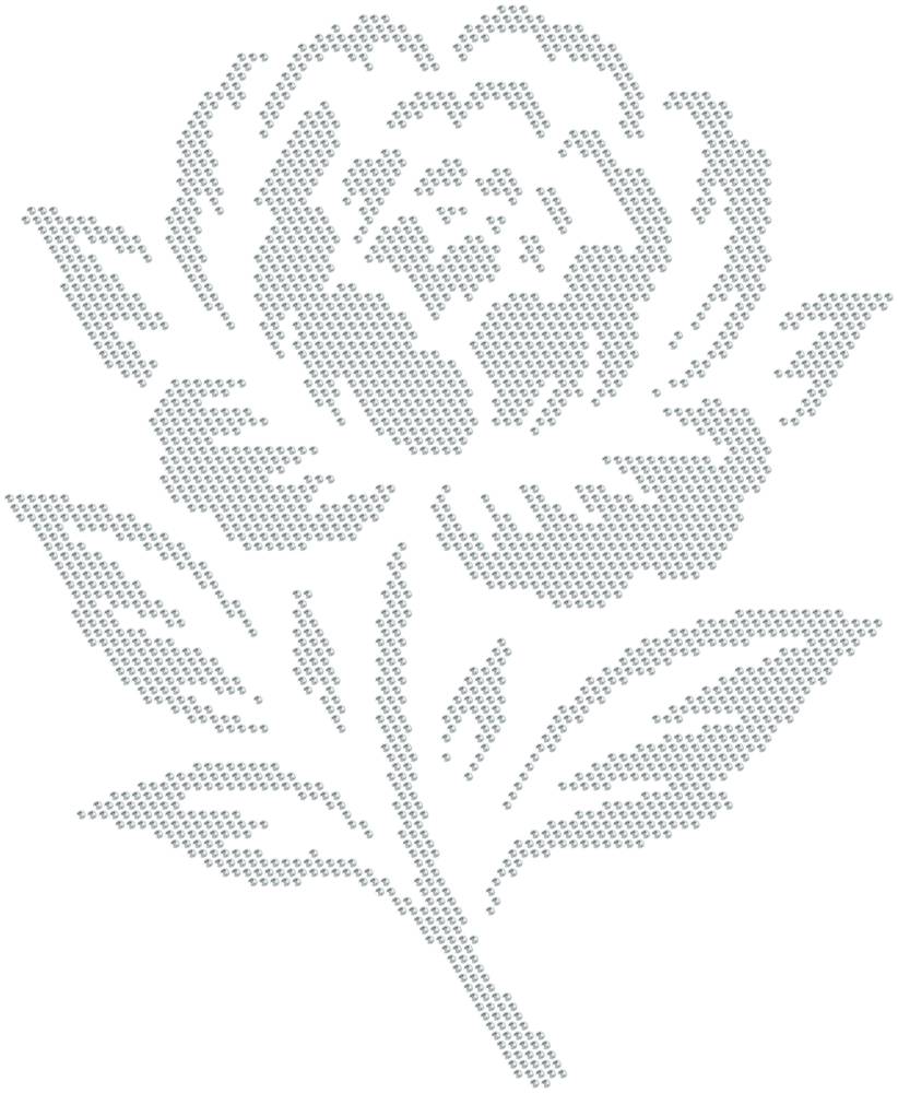 Трафарет Пион — RHT_PEONY1_SS12_CRYSTAL_CLEAR