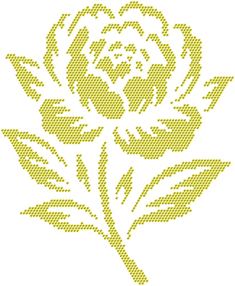 Трафарет Пион — RHT_PEONY1_SS16_CITRINE