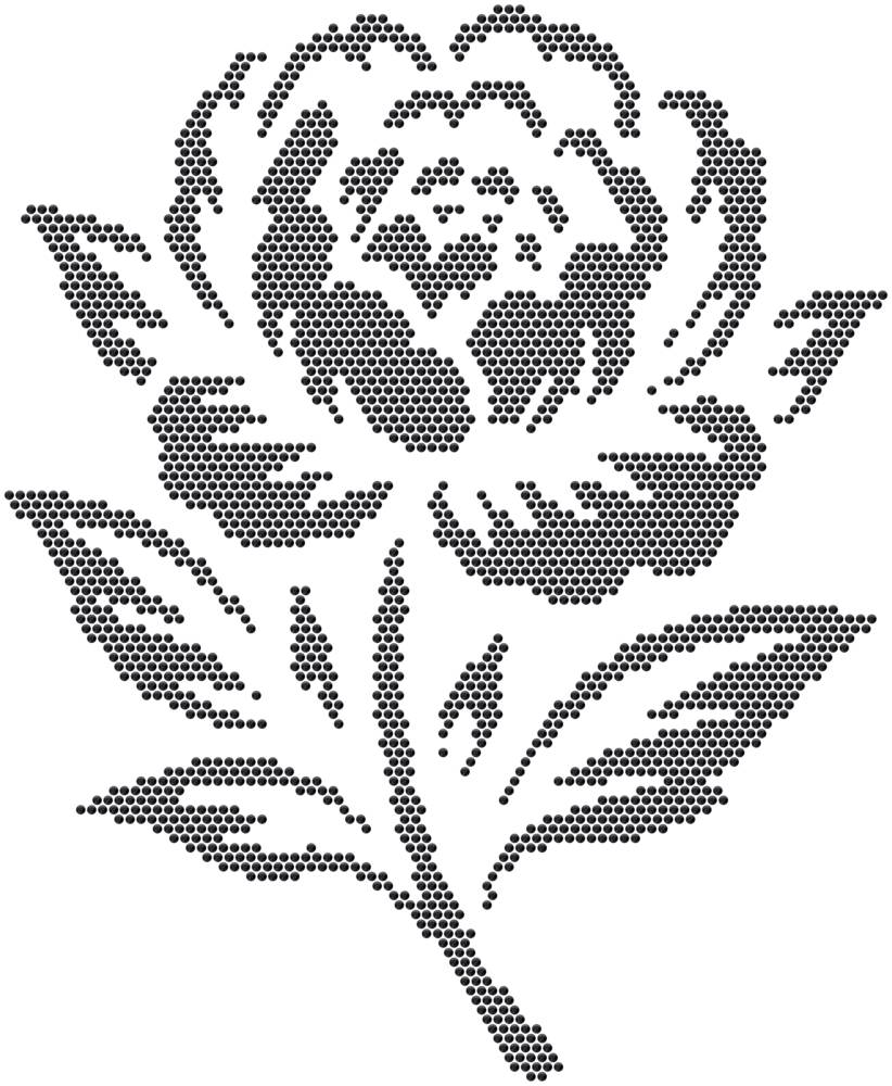 Трафарет Пион — RHT_PEONY1_SS16_JET_BLACK