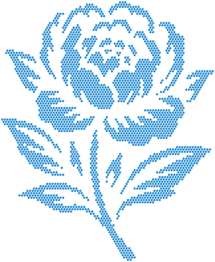 Трафарет Пион — RHT_PEONY1_SS16_LT_SAPPHIRE