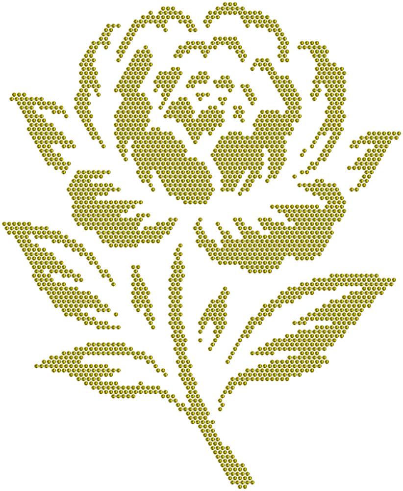 Трафарет Пион — RHT_PEONY1_SS16_OLIVE