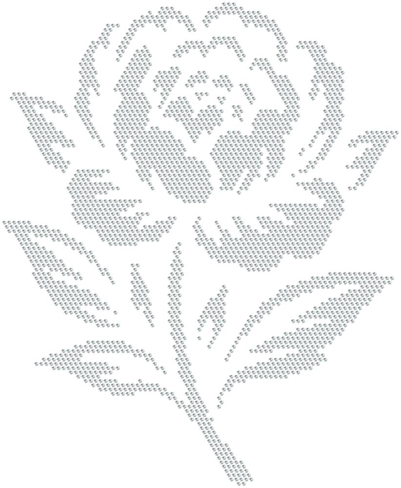 Трафарет Пион — RHT_PEONY1_SS20_CRYSTAL_CLEAR