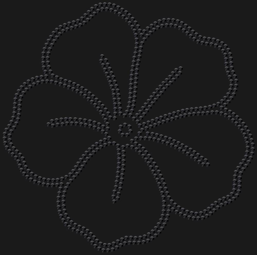 Трафарет Петуния — RHT_PETUNIA1_SS10_JET_BLACK