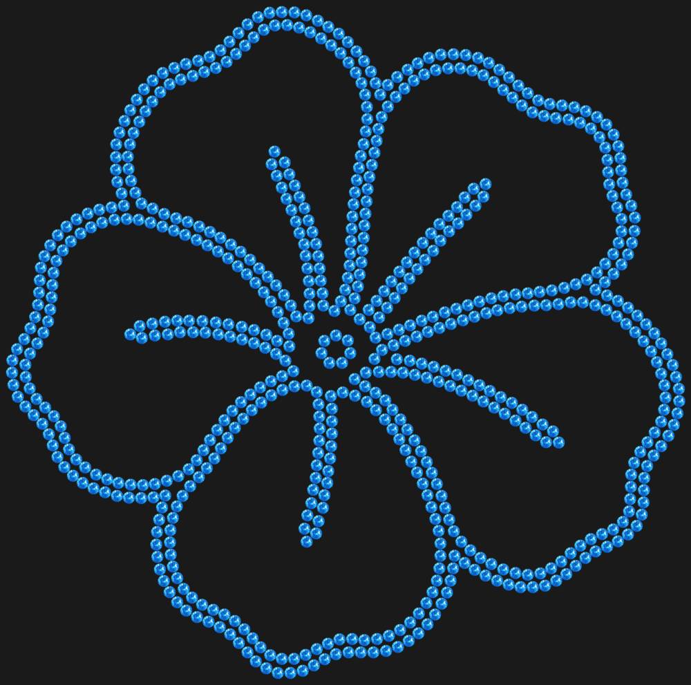 Трафарет Петуния — RHT_PETUNIA1_SS10_LT_SAPPHIRE