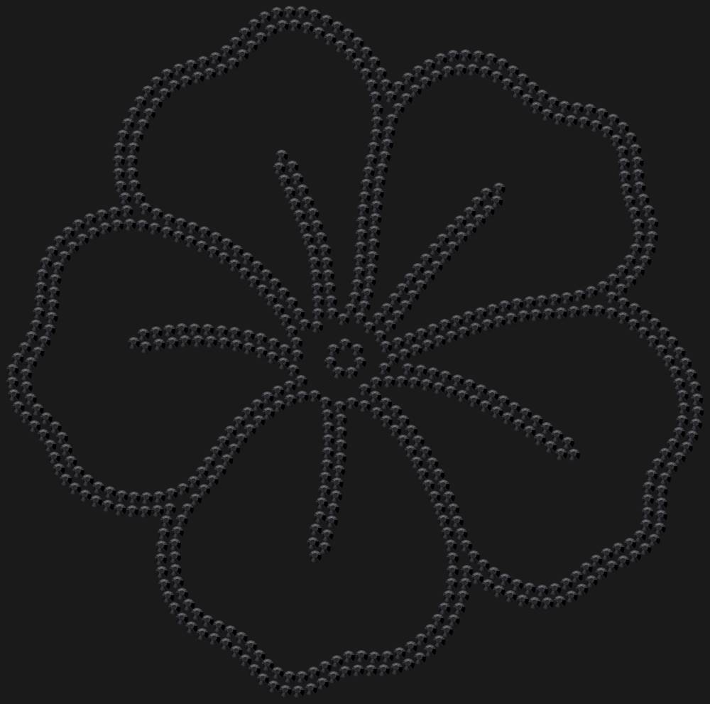 Трафарет Петуния — RHT_PETUNIA1_SS16_JET_BLACK