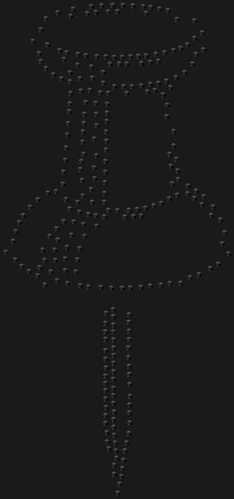 Трафарет Канцелярская кнопка — RHT_PIN1_SS10_JET_BLACK
